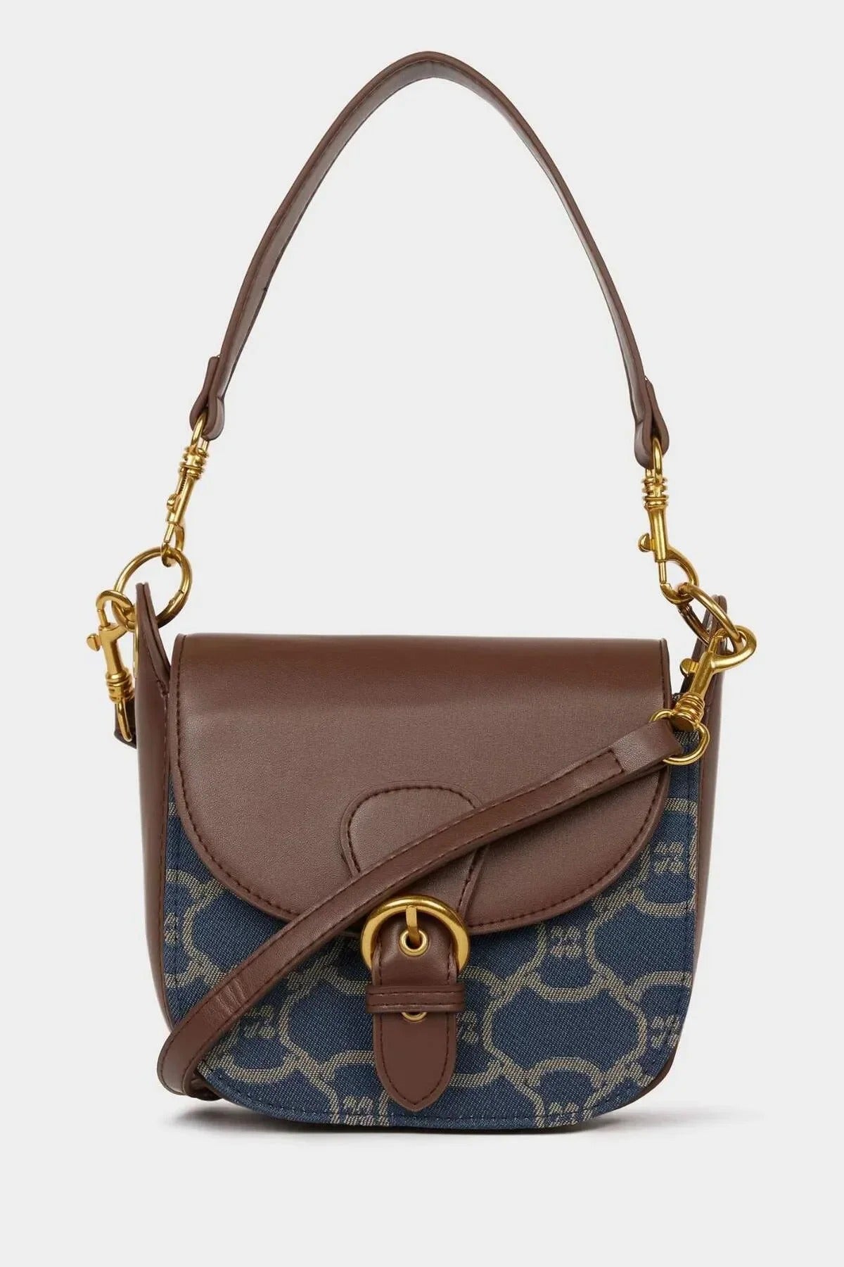 Faux Leather Chic Shoulder Bag