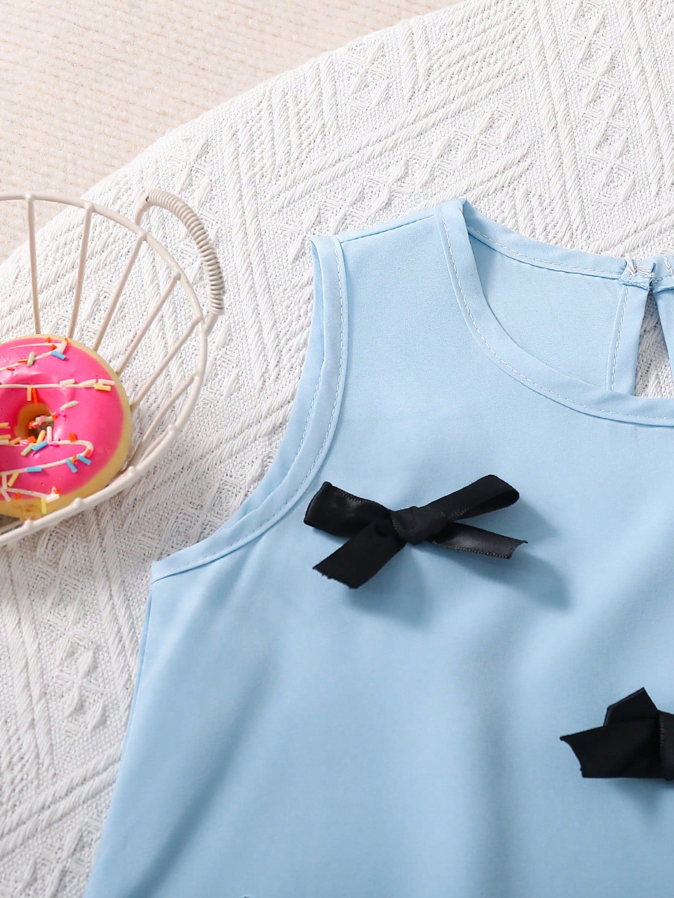 Bow Tank Top Capri Set