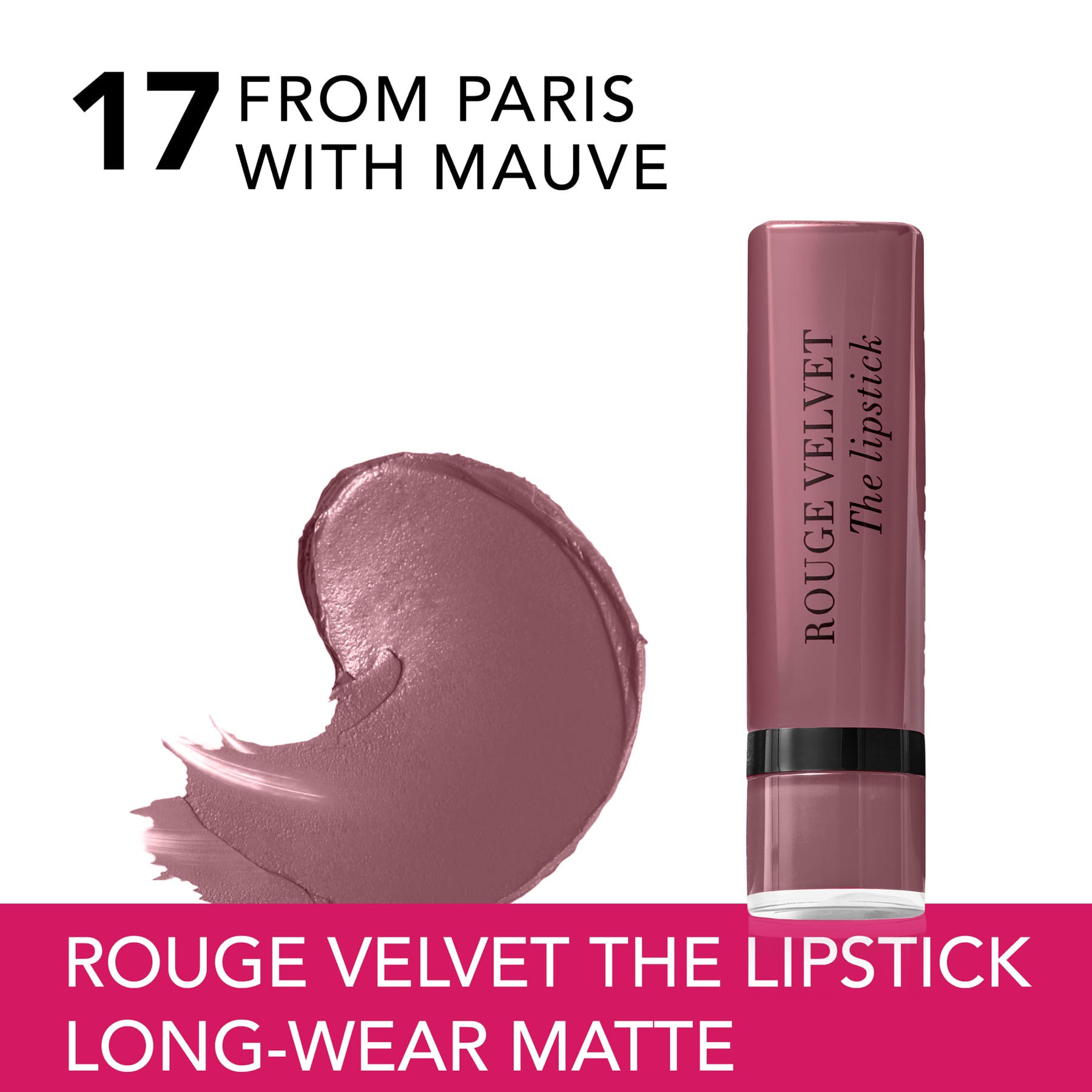 Bourjois Rouge Velvet The Lipstick Matte 2.4g
