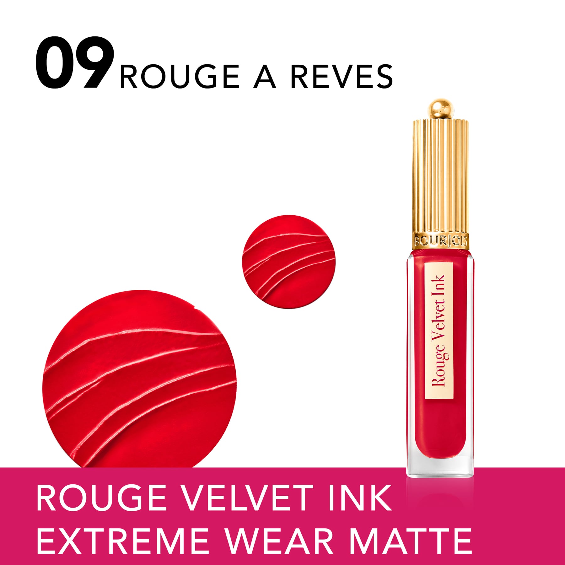 Bourjois Rouge Velvet Ink Liquid Matte Lipstick 3.5ml