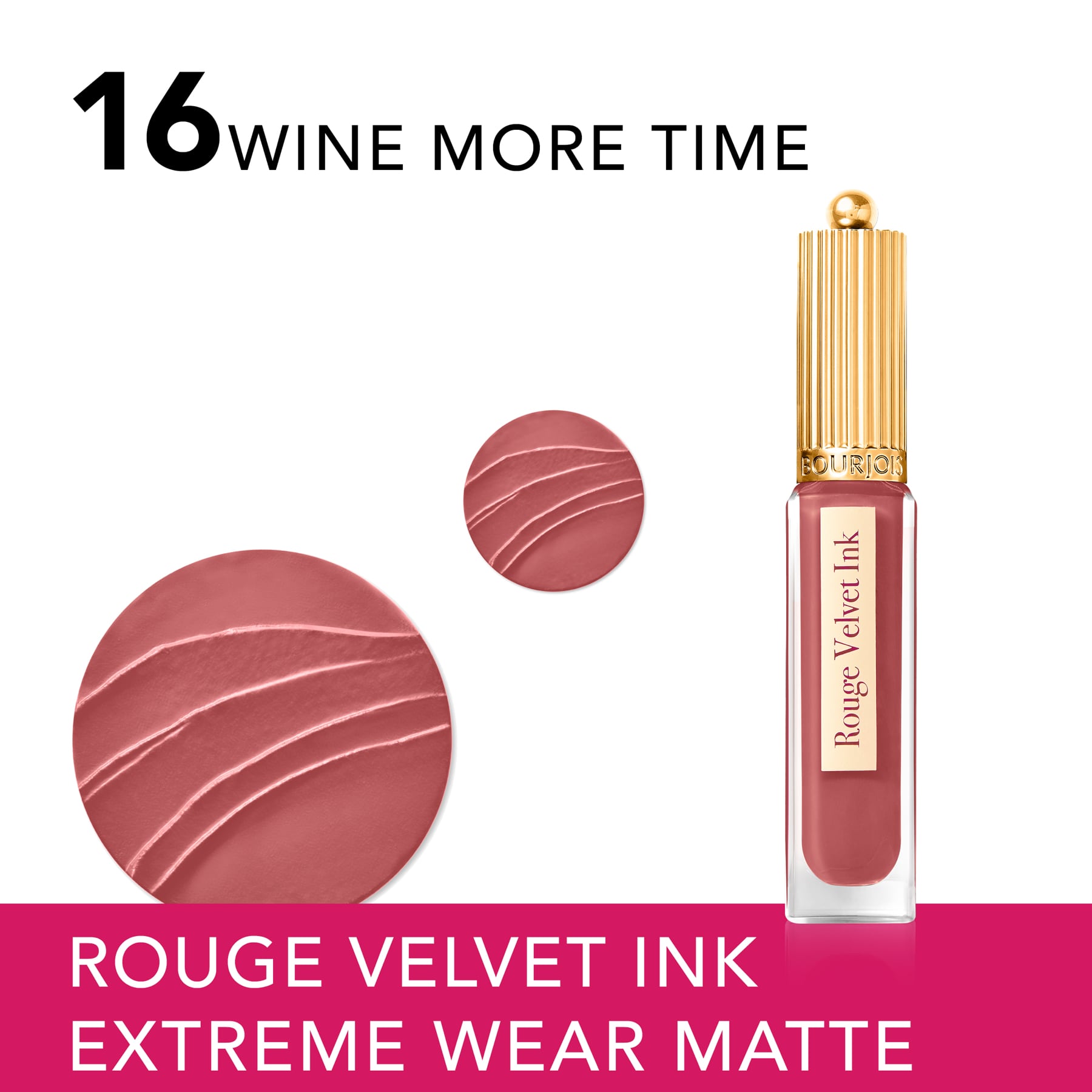 Bourjois Rouge Velvet Ink Liquid Matte Lipstick 3.5ml