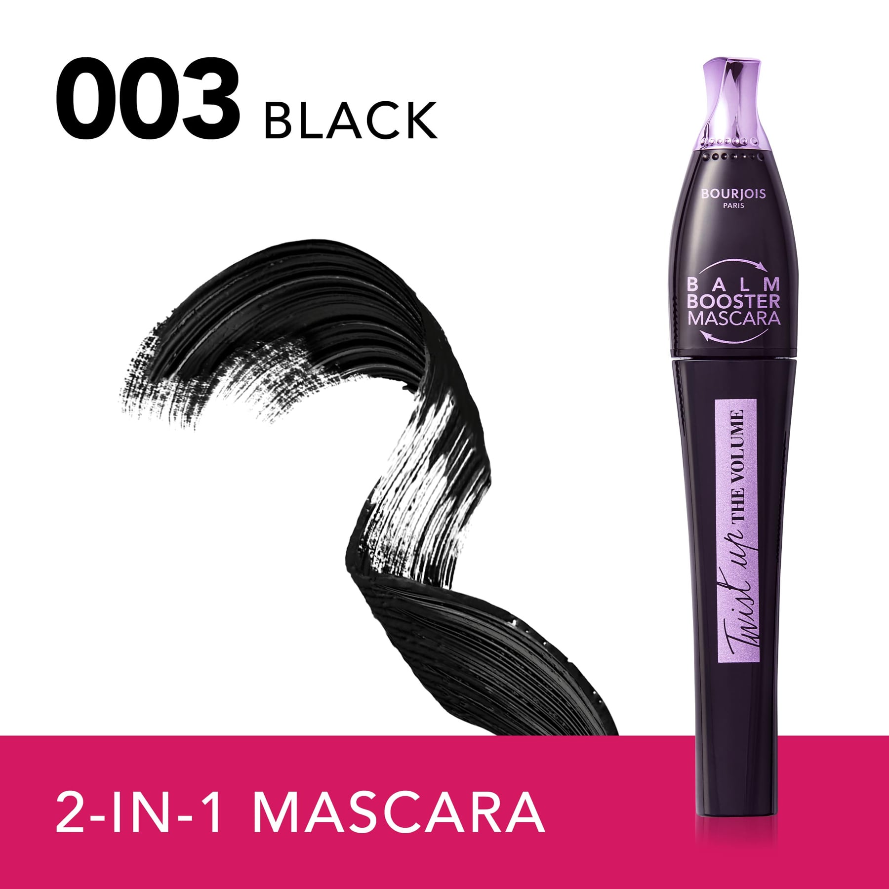 Bourjois Twist Up The Volume Balm Booster Mascara 003 Black Noir