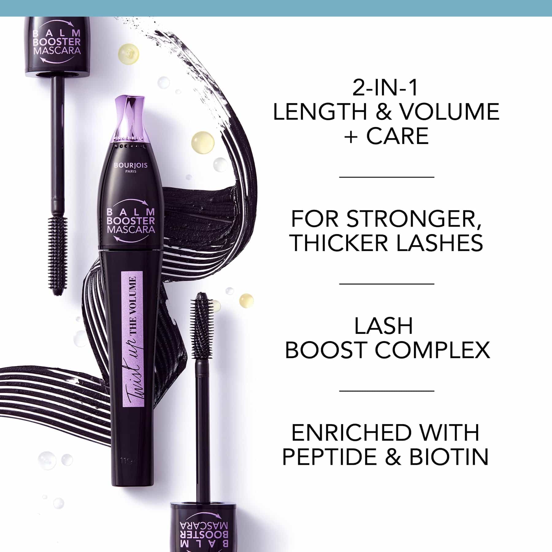 Bourjois Twist Up The Volume Balm Booster Mascara 003 Black Noir