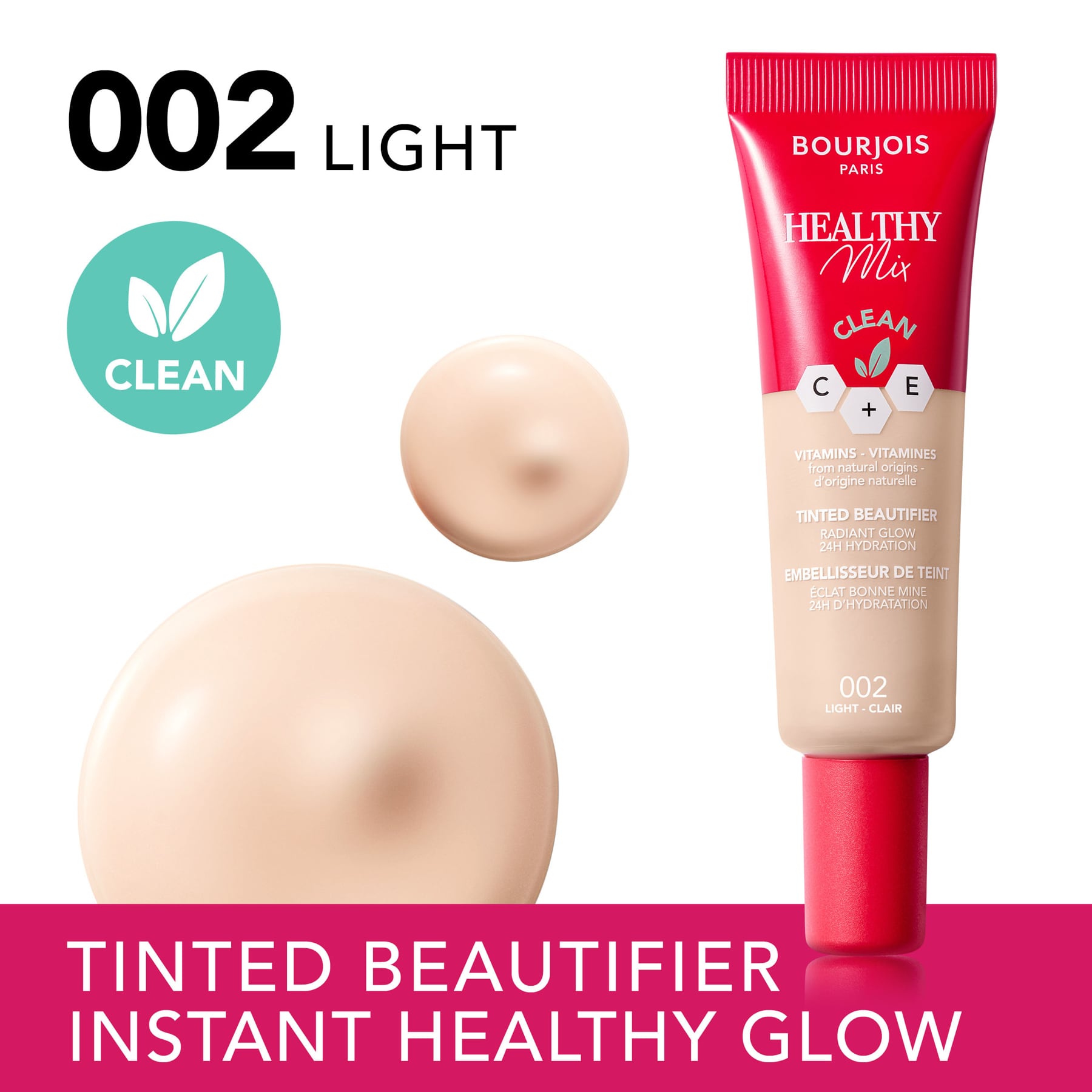 Bourjois Healthy Mix Tinted Beautifier Light 002 30ml