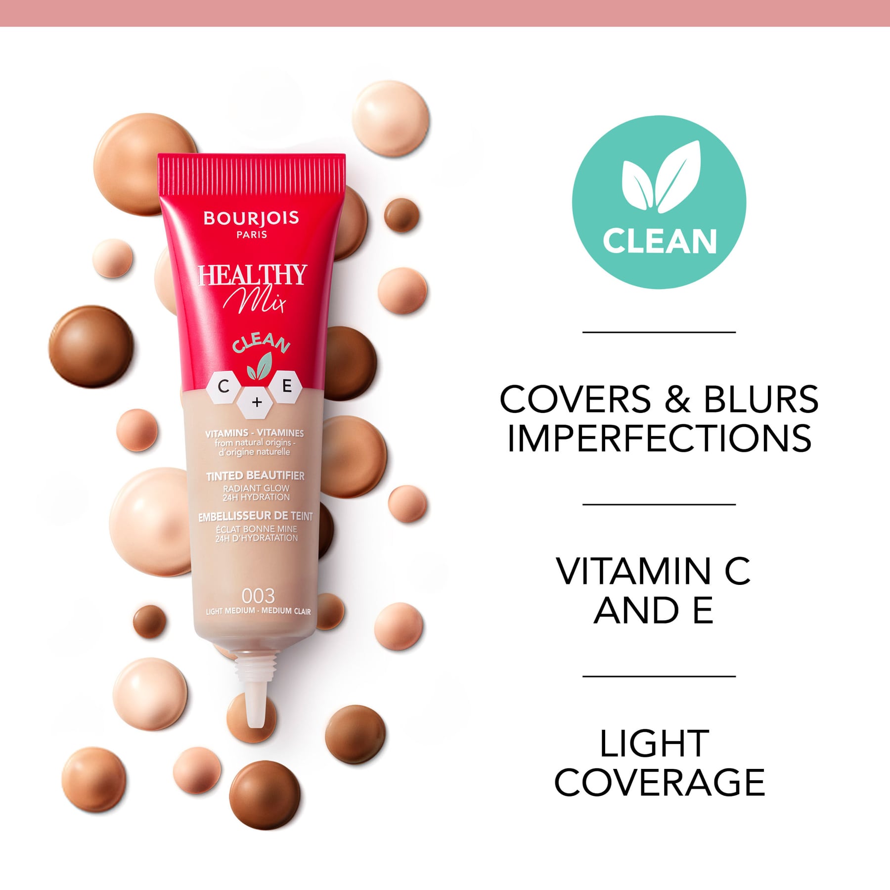 Bourjois Healthy Mix Tinted Beautifier Light 002 30ml