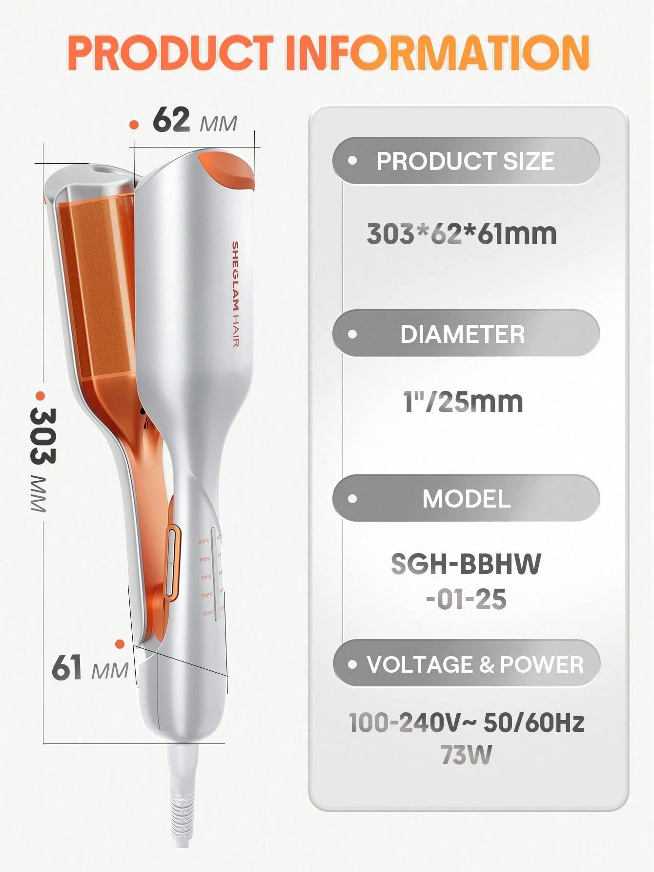 SHEGLAM Beach Babe Ionic Hair Waver