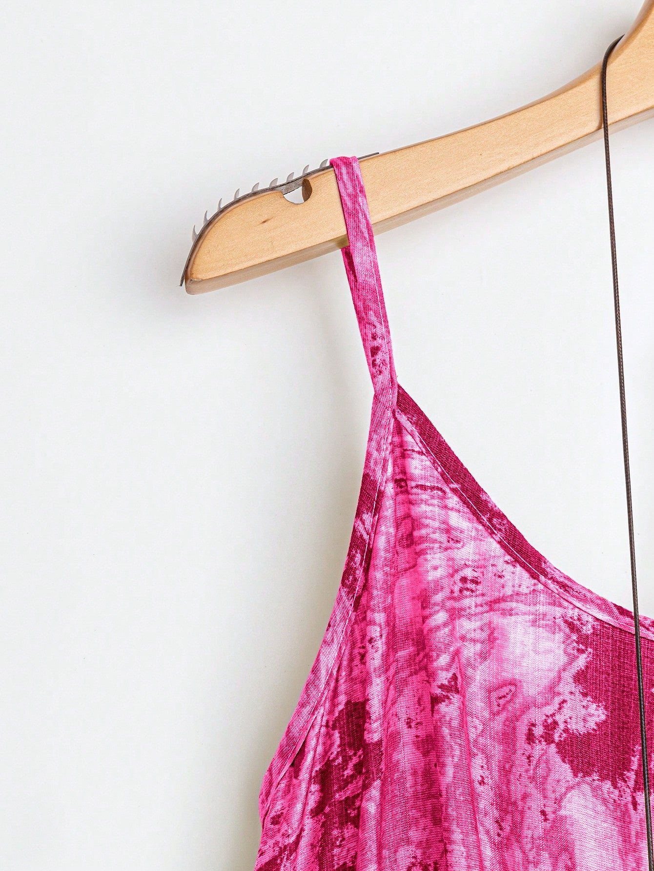 Tie-Dye Shirt Slip Dress Set