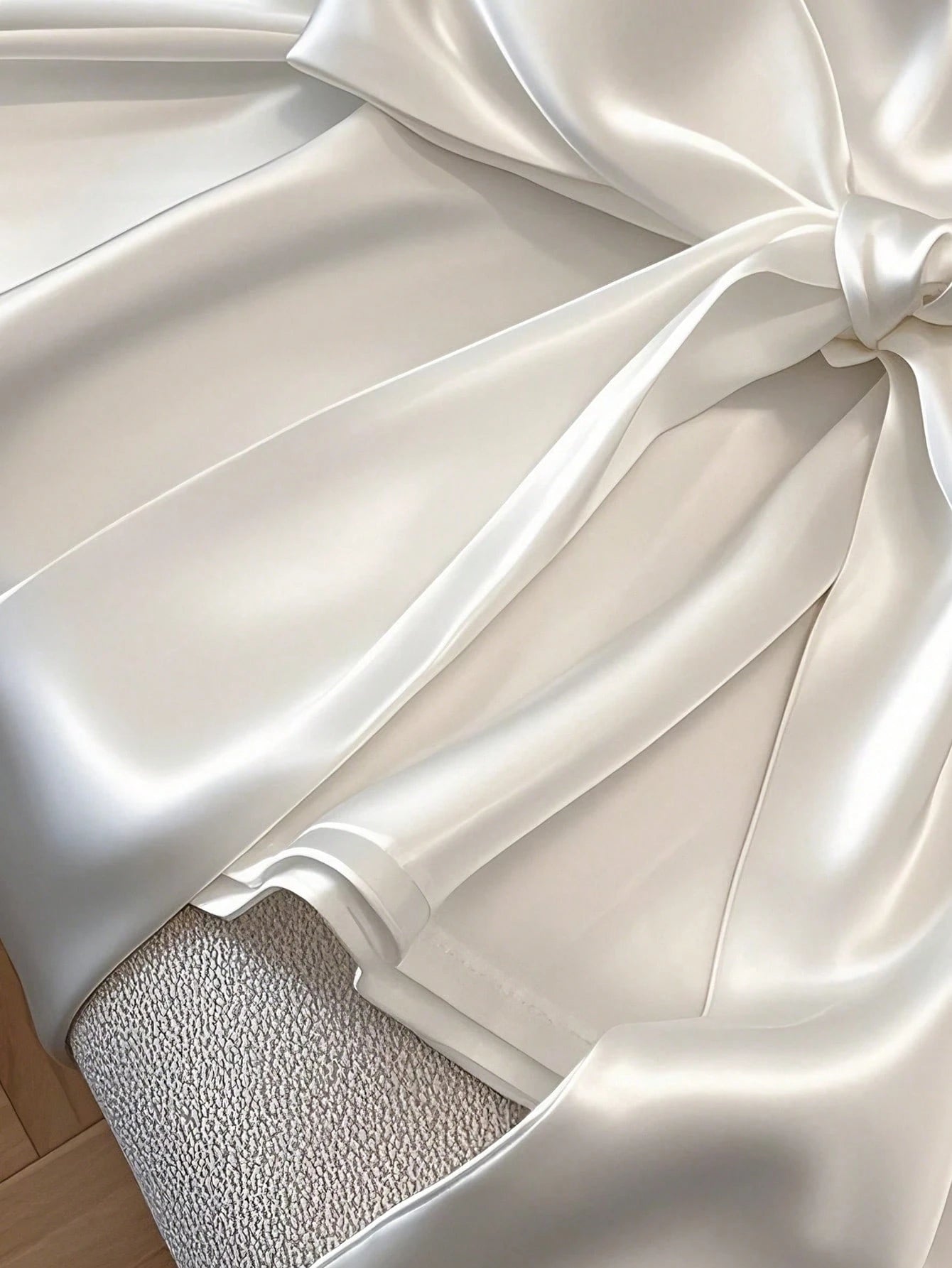 Elegant V-Neck Tie-Waist Top