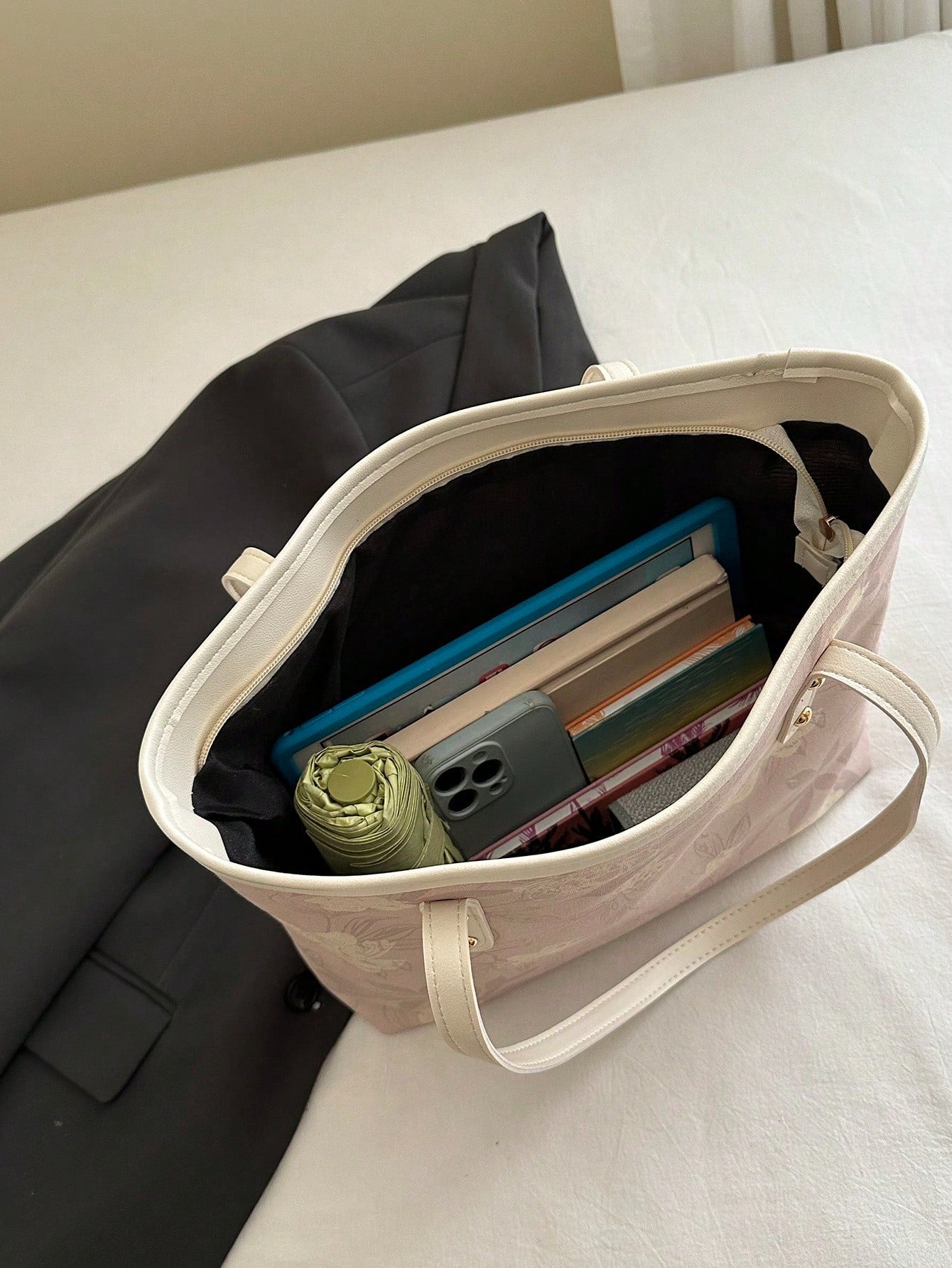 Pastel Floral Vintage Tote Bag