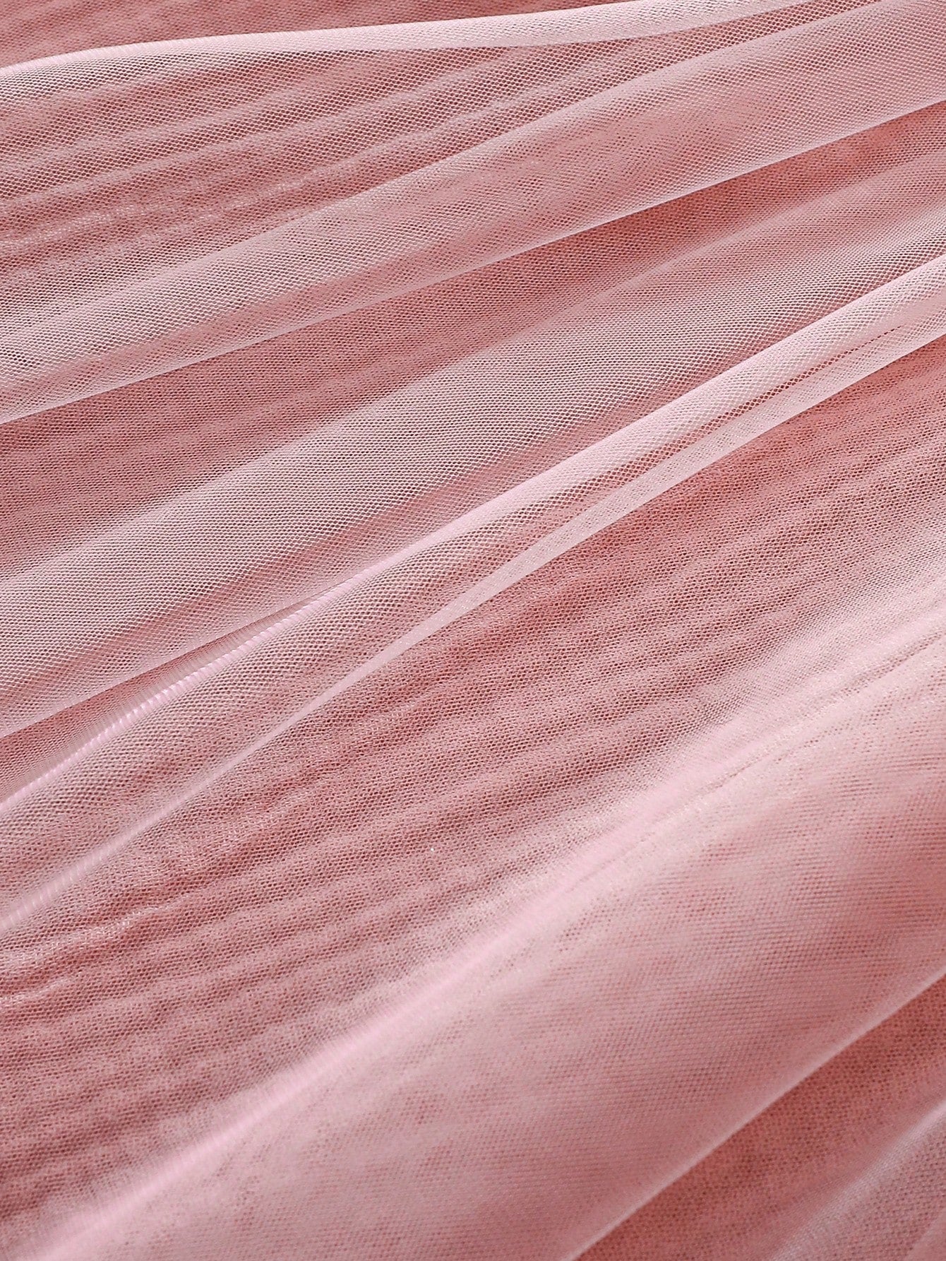 Ruffle Mesh Bow Front Dress