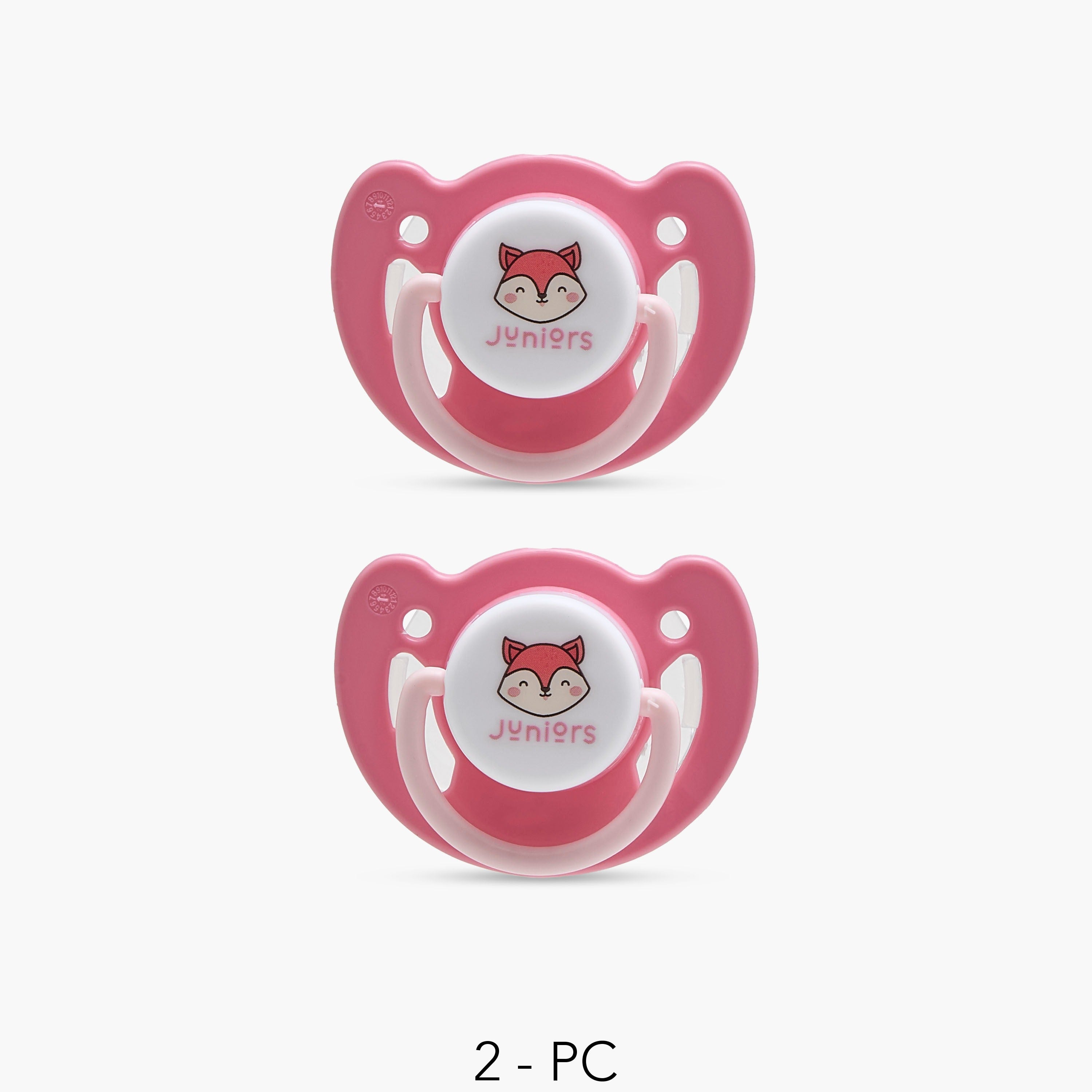 Juniors Car Print Silicone Soother - Set of 2