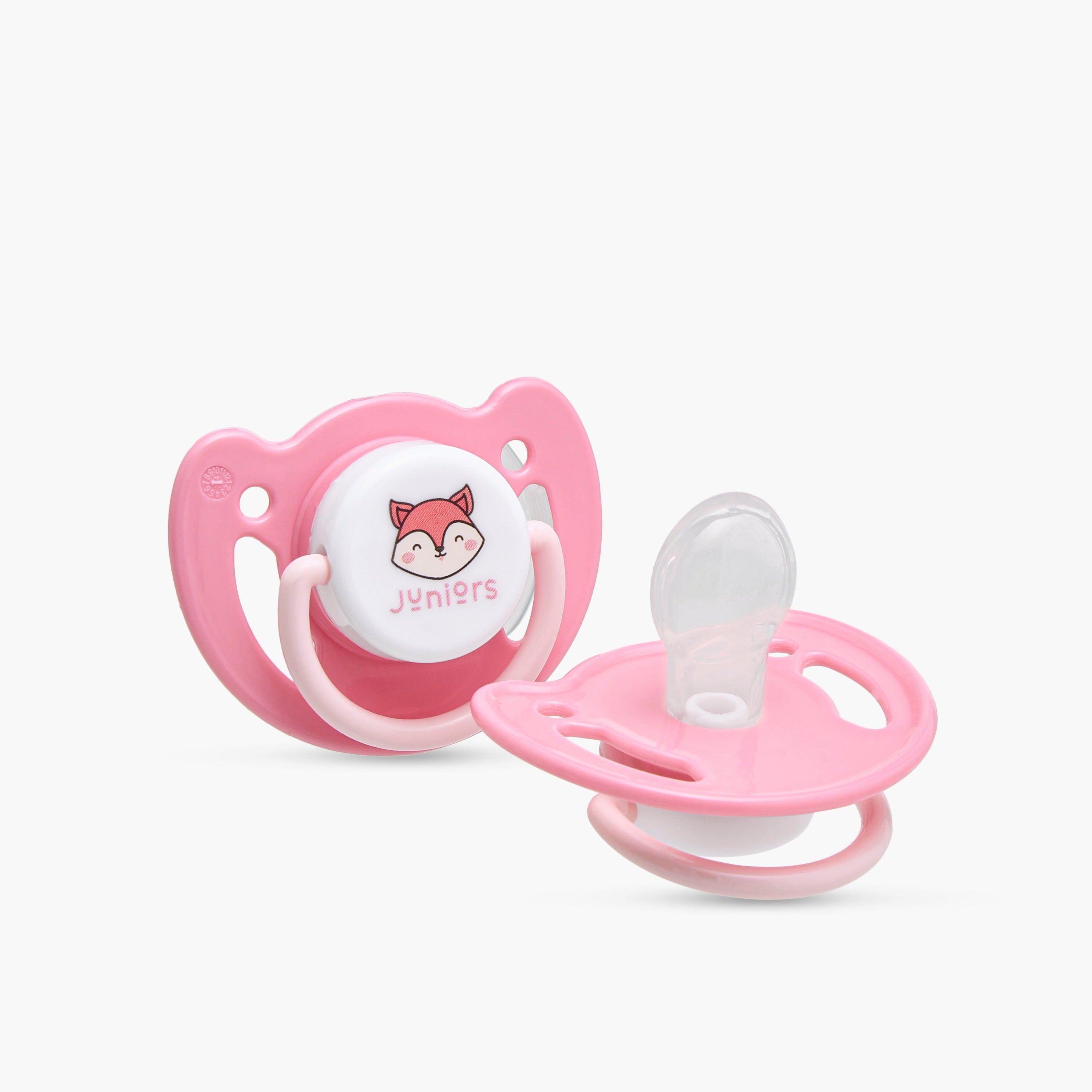 Juniors Car Print Silicone Soother - Set of 2