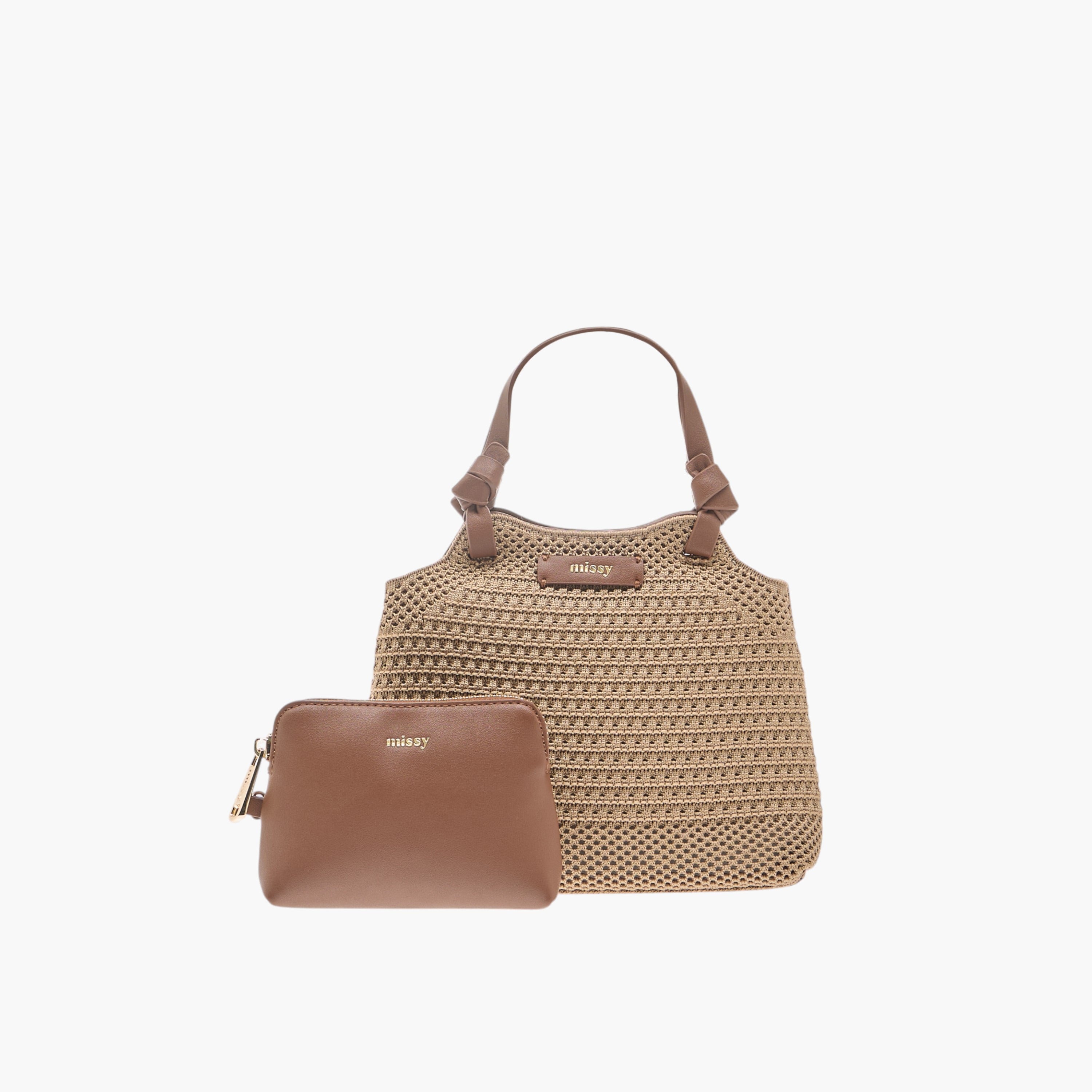 Missy Textured Shoulder Bag Set