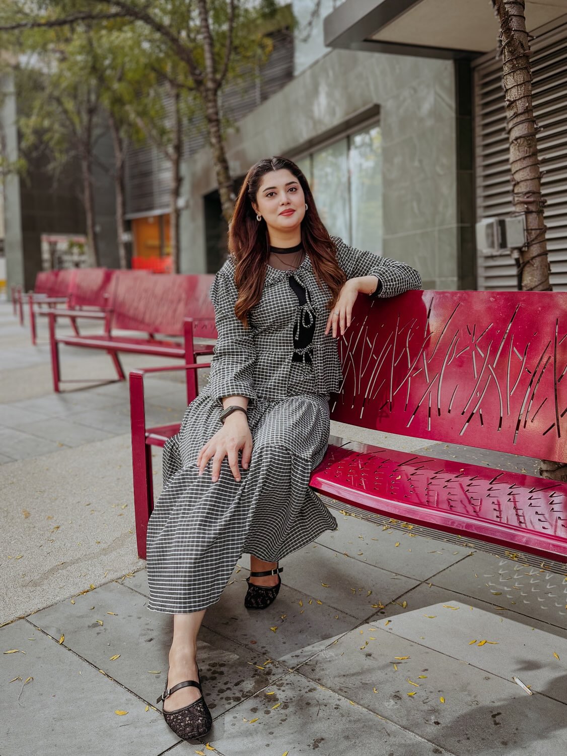 Puff Sleeve Top & Skirt Two Pc Set Ft. Kanwal Aftab