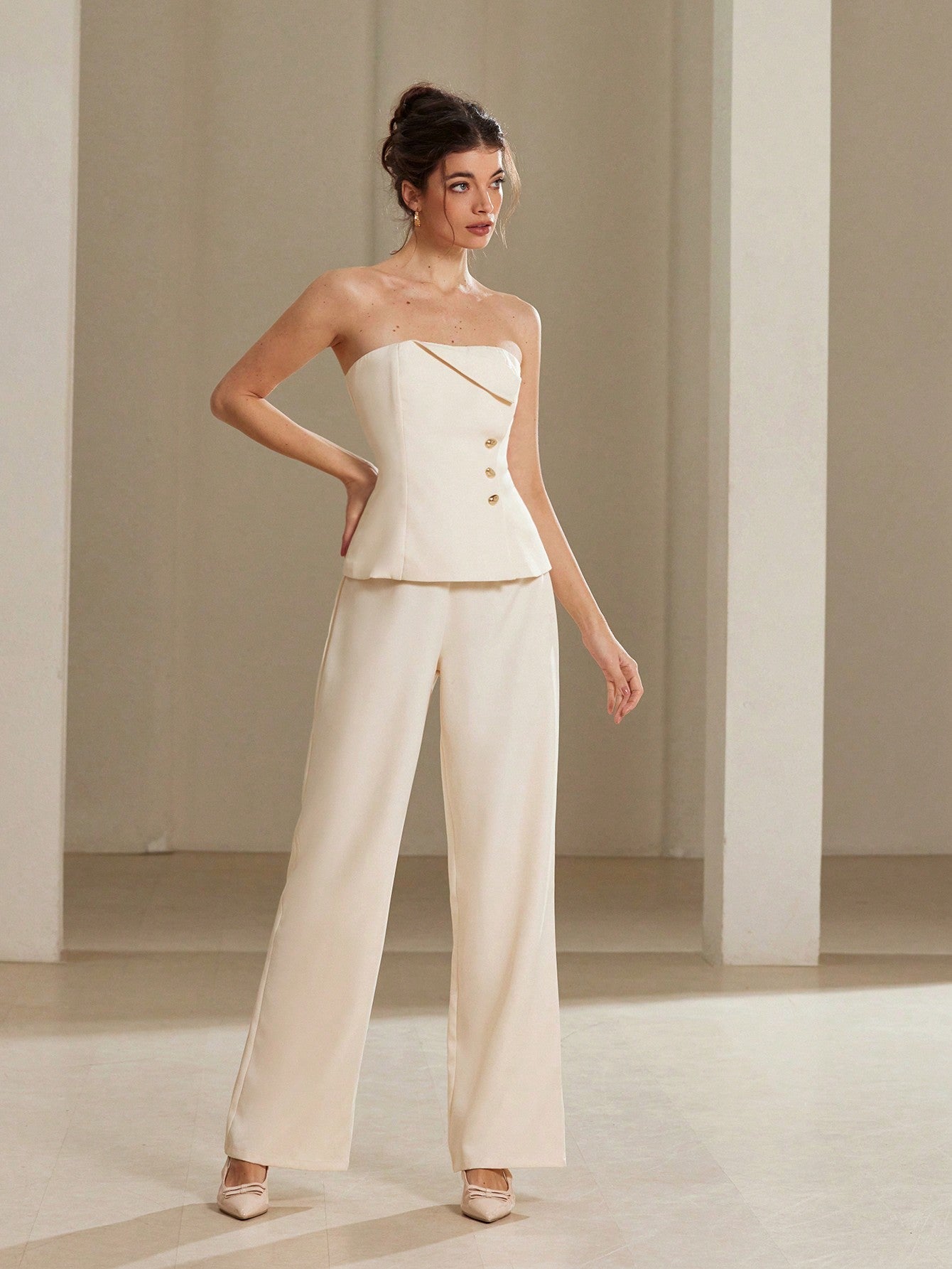 Off Shoulder Tube Top Set